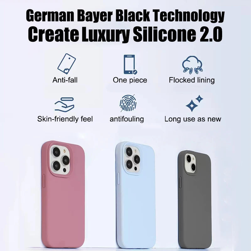 Premium Silicone Shockproof iPhone Case